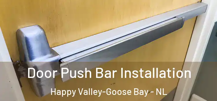  Door Push Bar Installation Happy Valley-Goose Bay - NL